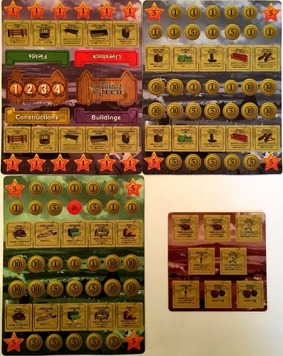 Monopolis Fields of Green Board Game Base Tabletop, Board and Card Game