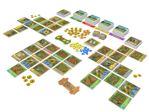 Monopolis Fields of Green Board Game Base Tabletop, Board and Card Game
