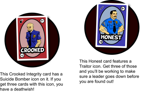 Monopolis Good Cop Bad Cop: Bombers and Traitors Expansion Tabletop, Board and Card Game