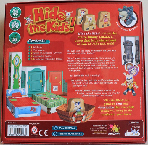 Hide The Kids Board Game Monopolis Hide the Kids Base Tabletop, Board and Card Game
