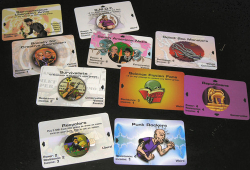 Monopolis Illuminati: Deluxe Edition Base Tabletop, Board and Card Game