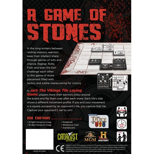 Monopolis Jarl: The Vikings Tile-Laying Base Tabletop, Board and Card Game