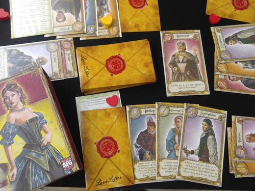 Monopolis Love Letter Premium Base Tabletop, Board and Card Game