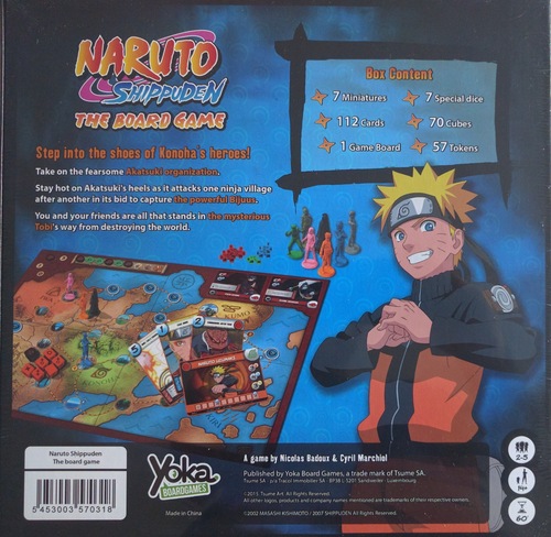 Monopolis Naruto Shippuden Base Tabletop, Board and Card Game