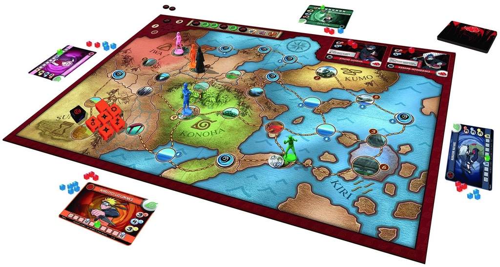 Monopolis Naruto Shippuden Base Tabletop, Board and Card Game