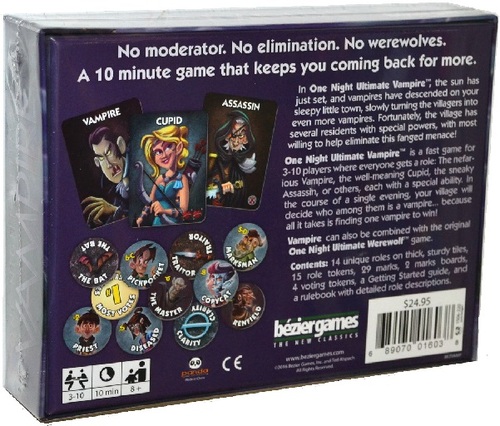 Monopolis One Night Ultimate Vampire Base Tabletop, Board and Card Game