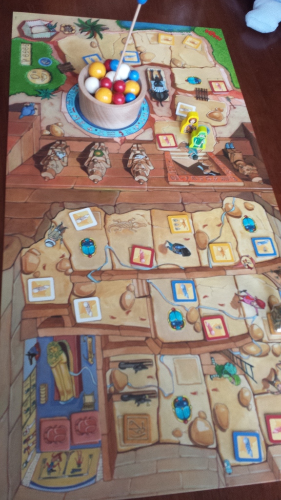 Pharaoh's Gulo Gulo (Pharaoh-oh) Board Game (German-English Version) Monopolis Pharaoh's Gulo Gulo Base Tabletop, Board and Card Game