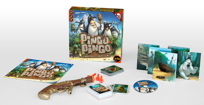 Monopolis Pingo Pingo Base Tabletop, Board and Card Game