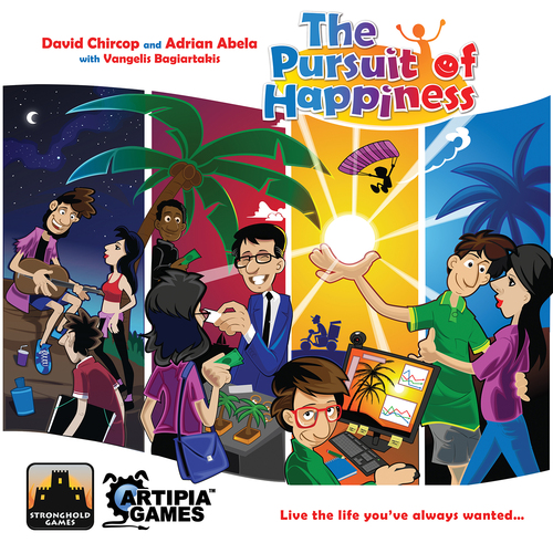 Monopolis The Pursuit of Happiness Base Tabletop, Board and Card Game