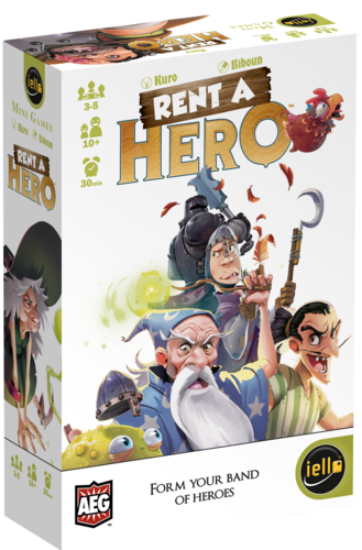 Monopolis Rent a Hero Board Game Base Tabletop, Board and Card Game