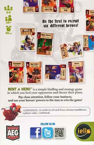 Monopolis Rent a Hero Board Game Base Tabletop, Board and Card Game