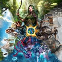 Monopolis 4 Gods Base Tabletop, Board and Card Game