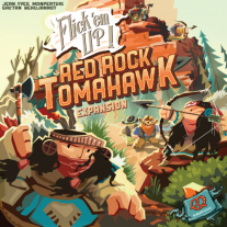 Monopolis Flick em up Red Rock Tomahawk Expansion Tabletop, Board and Card Game