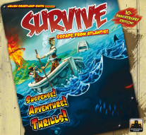 Monopolis Survive Escape from Atlanti Base Tabletop, Board and Card Game