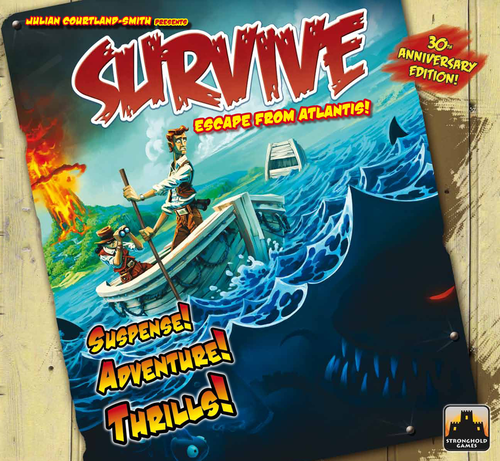 Monopolis Survive Escape from Atlanti Base Tabletop, Board and Card Game