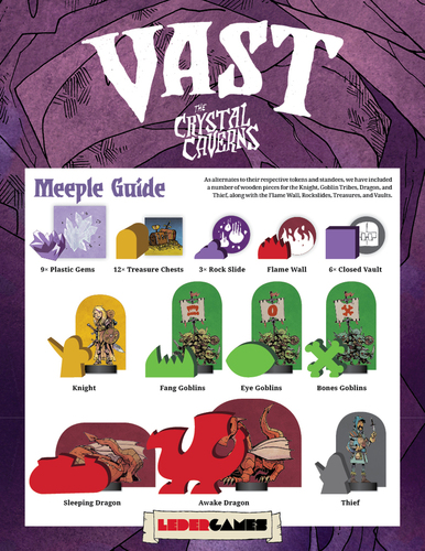 Monopolis Vast The Crystal Caverns Board Game Base Tabletop, Board and Card Game