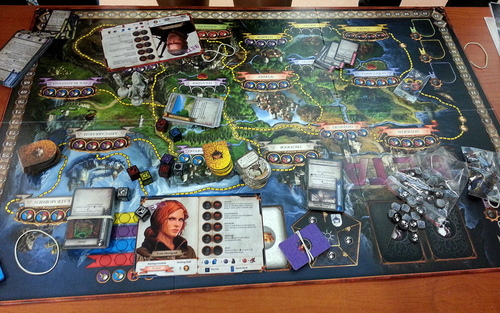 The Witcher Adventure board game Monopolis The Witcher Adventure Base Tabletop, Board and Card Game
