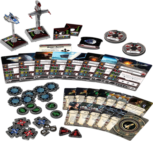 Star Wars X-Wing Miniatures Game Rebel Aces Expansion Pack Monopolis Star Wars X Wing Rebel Aces Expansion Tabletop, Board and Card Game