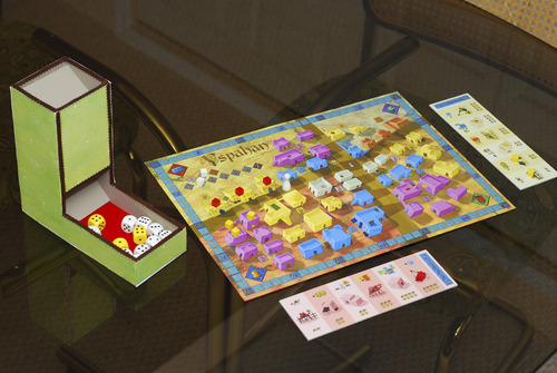 Yspahan Board Game Monopolis Yspahan Board Game Base Tabletop, Board and Card Game